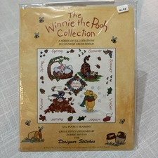 Disney Winnie The Pooh Cross Stitch Kit - D22 Pooh’s Seasons PATTERN ONLY 