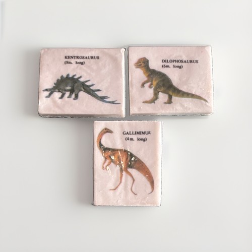 Dinosaur erasers