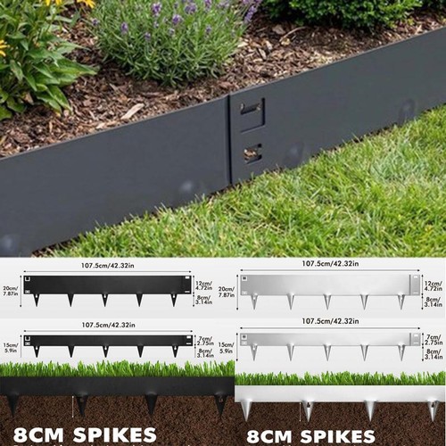 Galvanised steel metal lawn - steel,