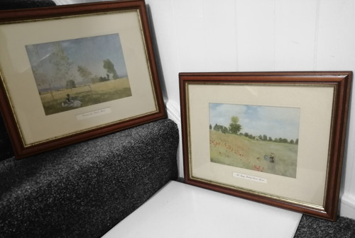 Pair claude monet dark wood - claude,