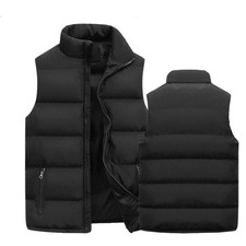 Mens Winter Body Warmer Gillet Waistcoat Padded Quilted Sleeveless Coat Tank Top