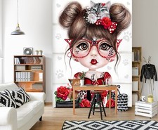 3D Rose Girl A97 Wallpaper