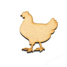 Easter Chicken Hens Bird MDF