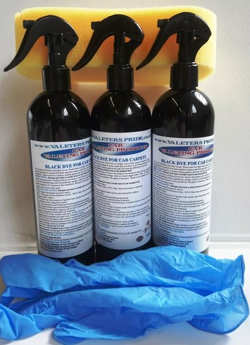 500ml black dye for car - 3x,