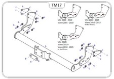 Mercedes Vito Tow Bar W639