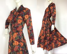 LIBERTY 80s wool dress /
