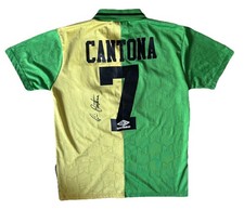 ERIC CANTONA Rare Hand Signed