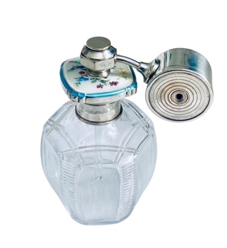 Antique cut glass perfume - antique,
