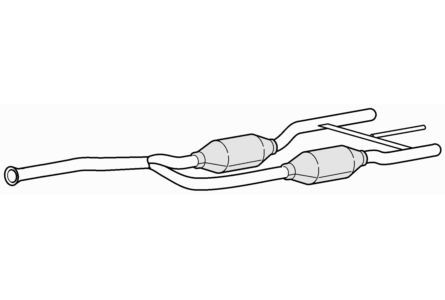 Exhaust catalytic converter - exhaust,