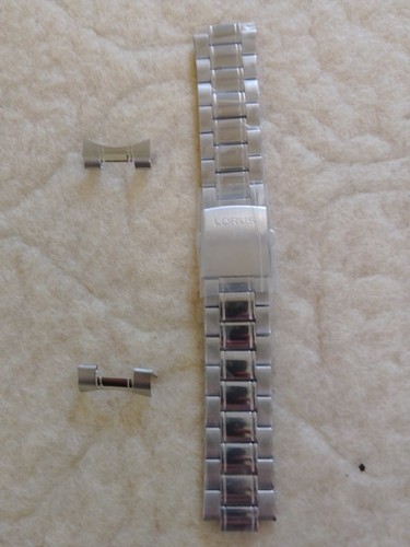 24mm lorus mens silver - lorus,