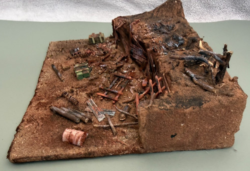 Diorama base trench - diorama,