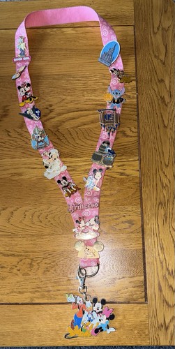 Disney pin badge lanyard ideal - pin,