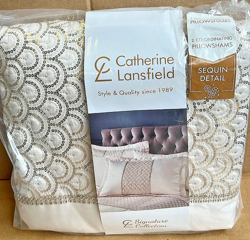 Pillow sham pair quilted - sham, deco