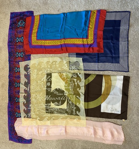 Lot vintage scarfs anne - lot,