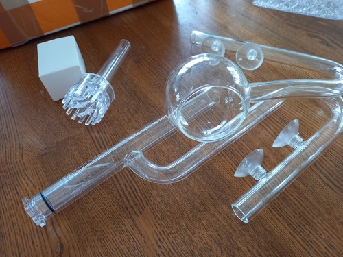 16mm glass inlet and - and, outlet