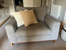 Next Snuggle Chair Grey Chunky