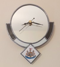 Newcastle United Mirror Clock Unique Item 5.5 Inch X 7 Inch. Ideal Gift 