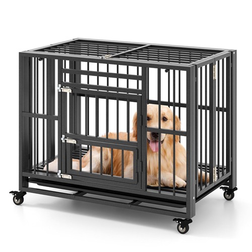 Foldable heavy duty metal dog - heavy-duty,