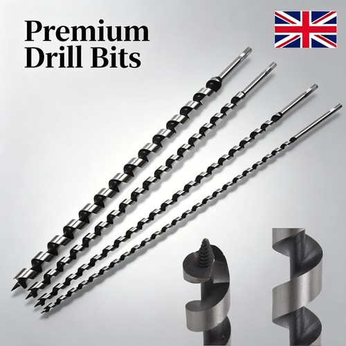4pc 600mm long auger drill - drill, bit