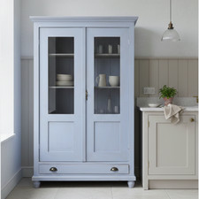 Vintage Blue Display Cabinet