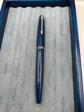 Parker 45 Blue Medium Steel Nib Chalk Mark 