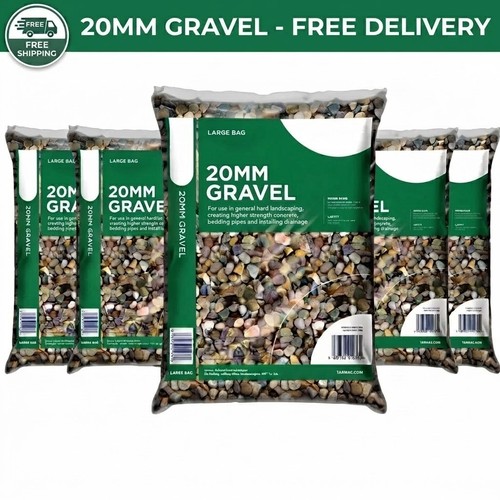 20mm pea gravel garden - gravel, stones