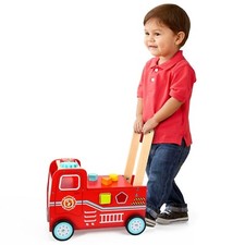 SOKA Wooden Fire Engine Rider