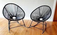 SET OF TWO vidaXL Polyrattan