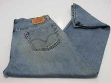 Mens Levi 505 Regular  fit straight leg Blue Jeans W 36 / L 30 REF (10380)