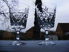 PAIR OF ROYAL BRIERLEY "BRUCE" WHITE WINE 5 3/8 INCH GLASSES
