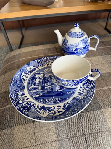 Spode italian teapot cup - teapot, and
