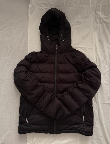 Zara men black hooded - men’s, down