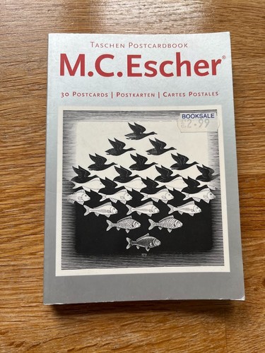 Escher taschen postcard - m,