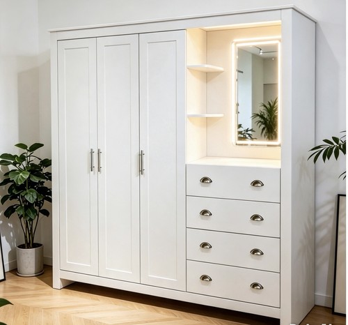 Door wardrobe with 4 - ,