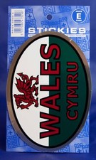 CYMRU WALES VINYL STICKER CAR CAMPER CARAVAN MOTORHOME TAXI  OVAL STICKER WALES