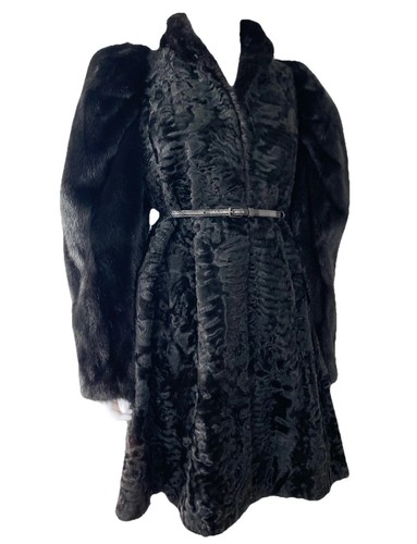 Real jet black - jet, fur