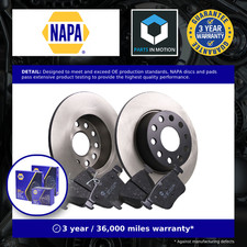 2x Solid Brake Discs and Pads