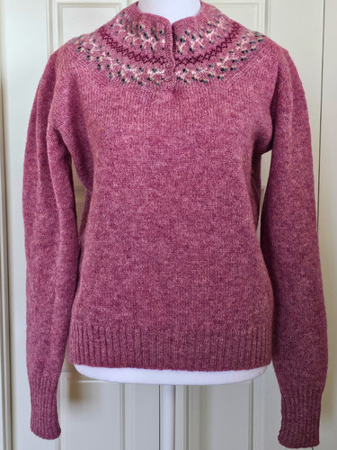 Vintage bean shetland wool - ll,