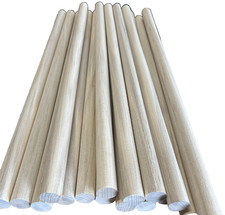 TEN (10) LONG ROUND DOWEL KILN
