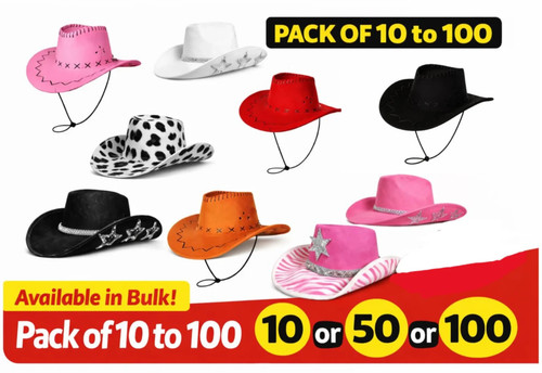 Cowboy cowgirl hat bulk job - cowboy,