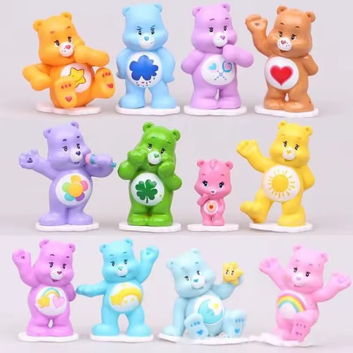 Kawaii figure carebears 12pcs - kawaii,