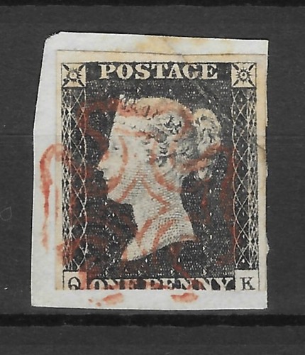 1840 penny black on - 1840,