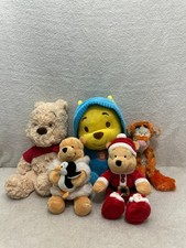 Large Disney Winnie the pooh soft toy bundle Tigger, pooh with penguin and more