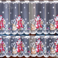 Christmas Cafe Net Curtain