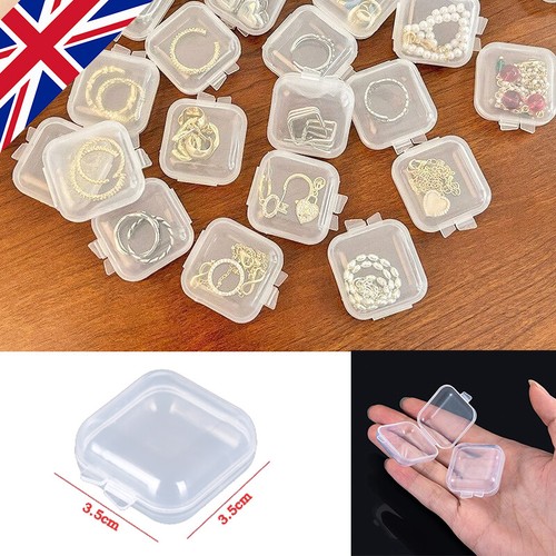 100x clear mini plastic bead - 5-100x,