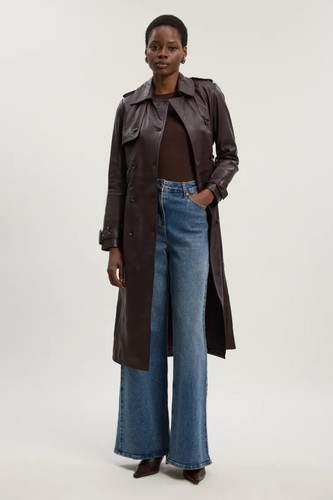 Karen millen leather trench - karen,