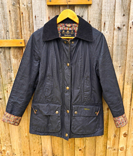 Barbour abrosa wax - wax, navy