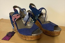 Clarks & Liberty Blue Suede