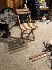 Wooden child folding seat - wooden,
