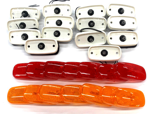 Pack amber and - pack, red